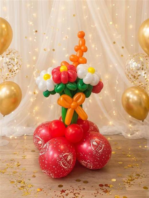 Blumenstrauß aus Luftballons